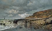 Claude Monet La Pointe de la Heve at Low Tide France oil painting artist